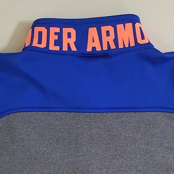 Youth Under Armour Storm Full-zip Gray Athletic Performance Jacket - Picture 9 of 14